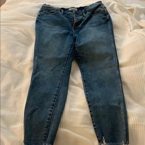 Madewell button up  jeans 32